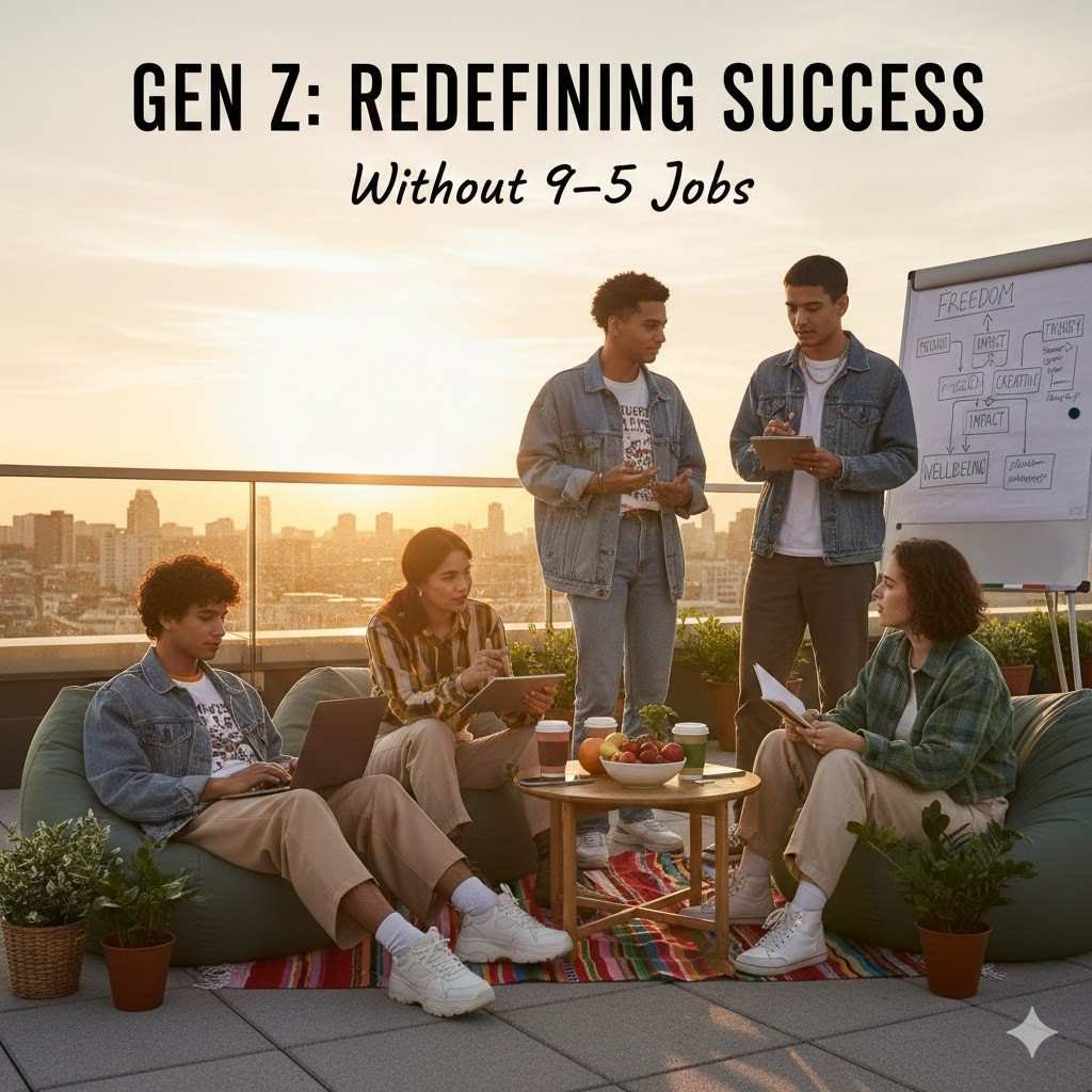 Gen Z Is Redefining Success Without 9–5 Jobs