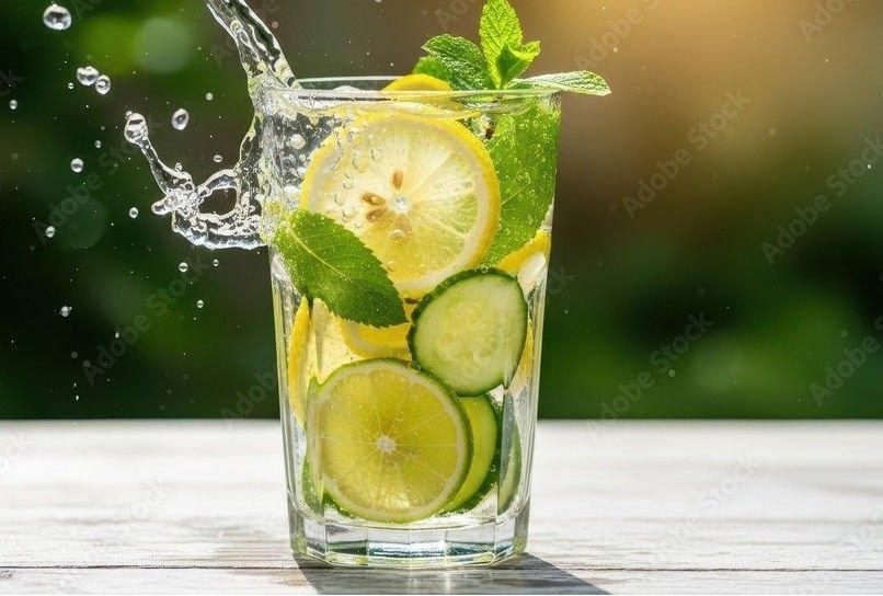 Lemon Cucumber Water