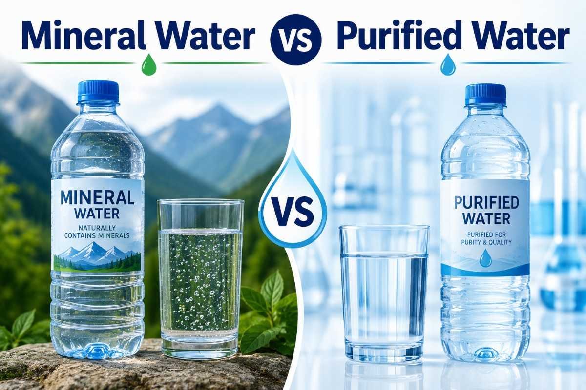 Mineral Water vs Purified Water