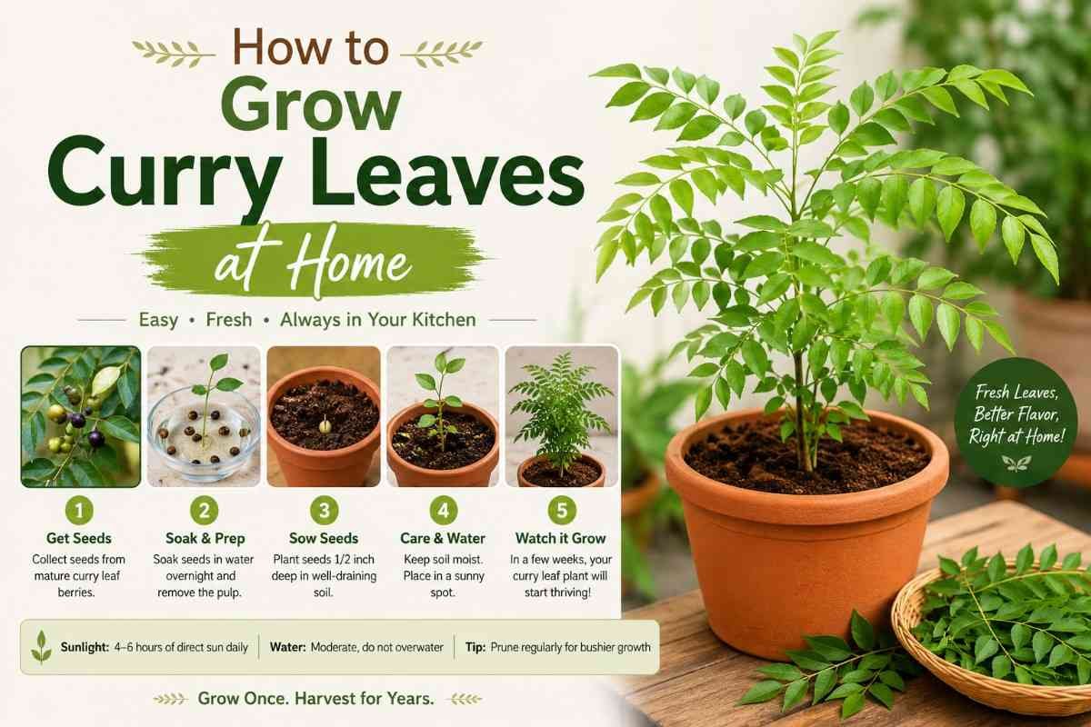 How to Grow Curry Leaves at Home