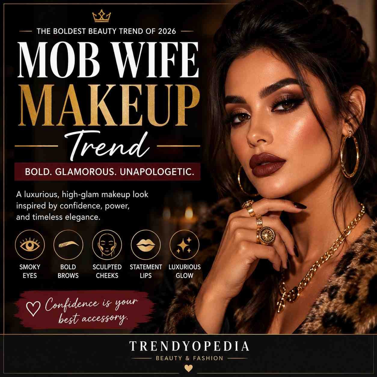 Mob Wife Makeup Trend