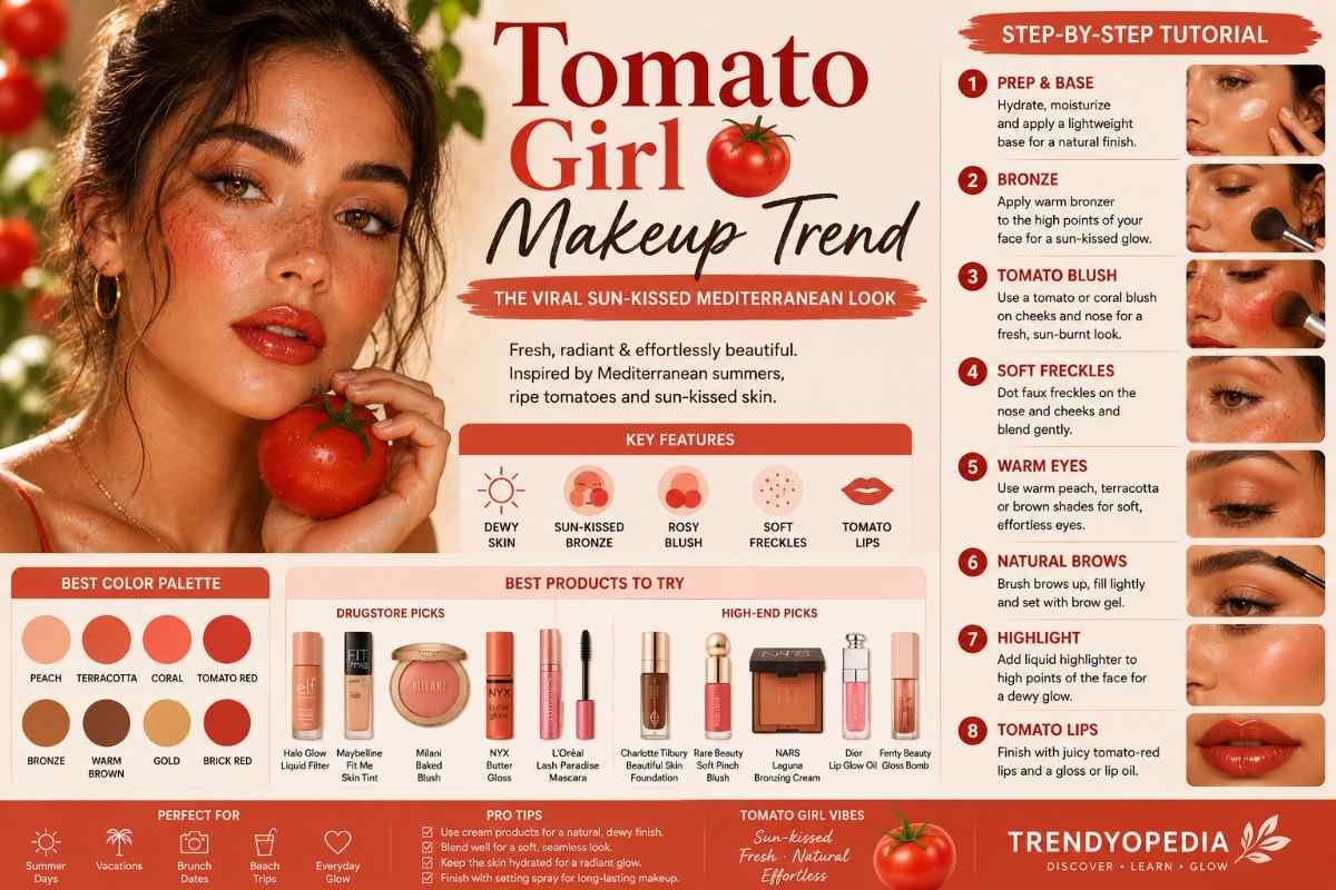 Tomato Girl Makeup Trend