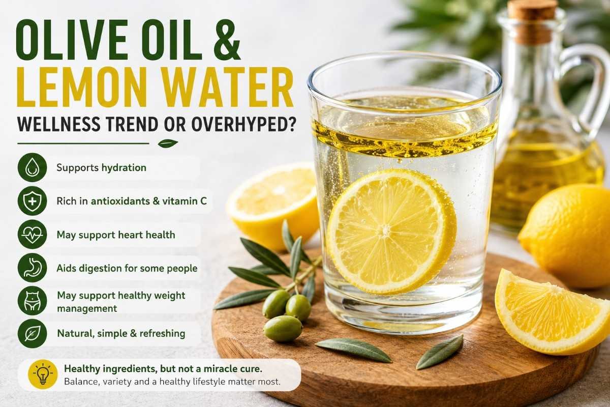 Olive Oil & Lemon Water