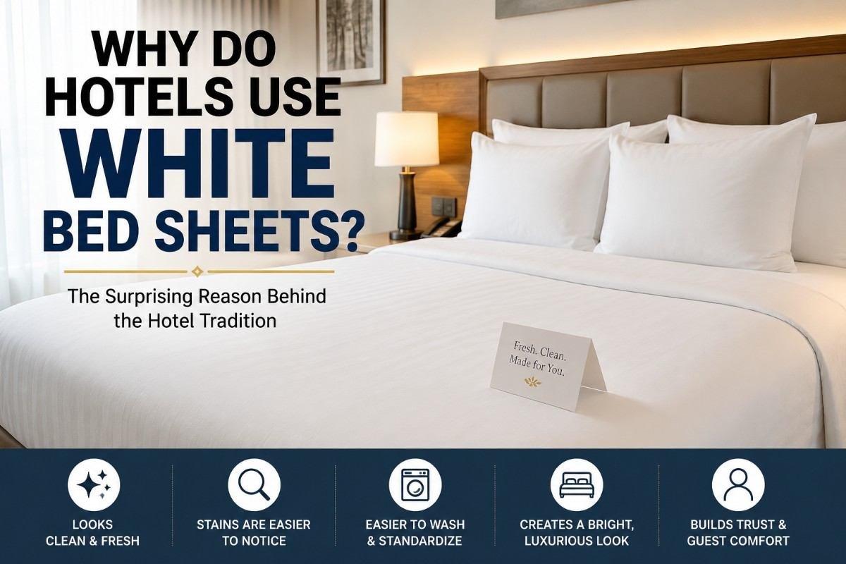 Why Do Hotels Use White Bed Sheets