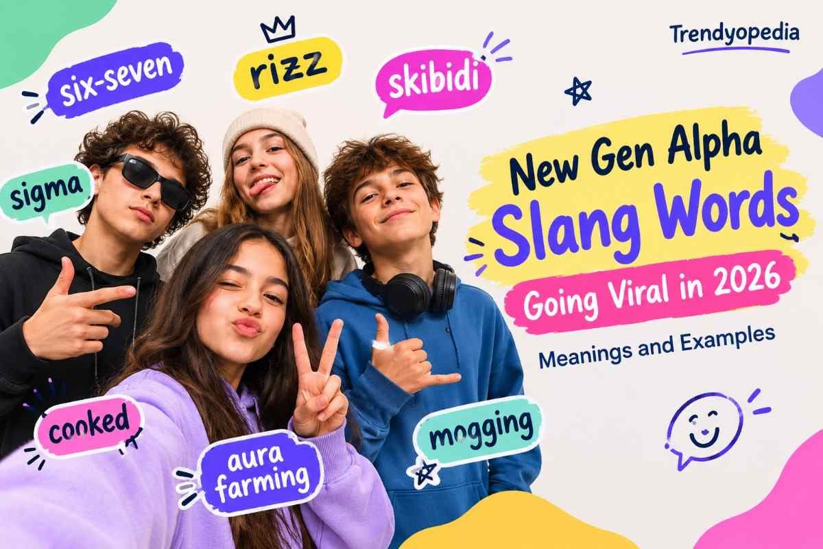 New Gen Alpha Slang Words