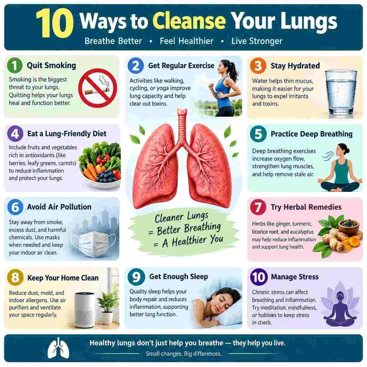 Ways to Cleanse Your Lungs