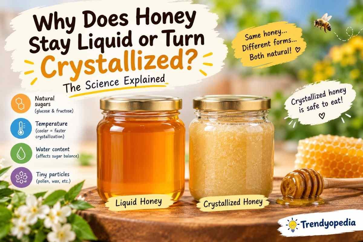 Why Does Honey Stay Liquid or Turn Crystallized